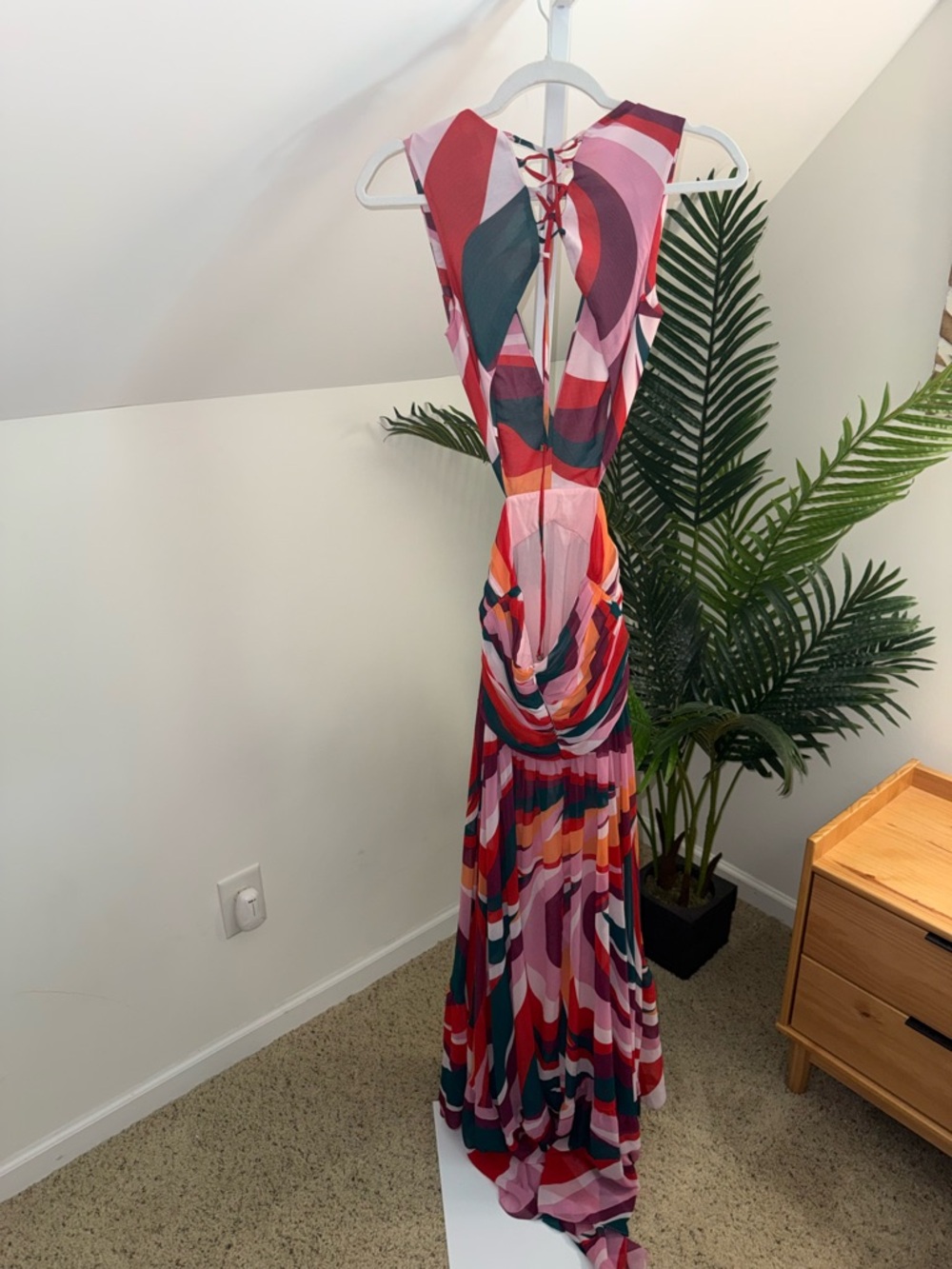 PatBO Delos Plunge Maxi Dress Sz 2 - Picture 8 of 8